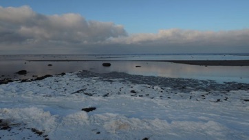 VED STRANDEN - LYSTRUP STRAND, VINTER VED STRANDEN - LYSTRUP STRAND, VINTER